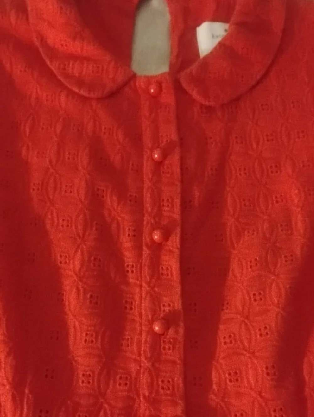 kate spade Courtney Eyelit Dress Sunburnt Orange Size 6